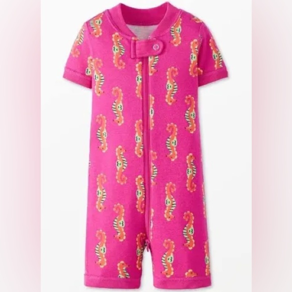 Hanna Andersson Baby 2-Way Zip Shortie Sleeper